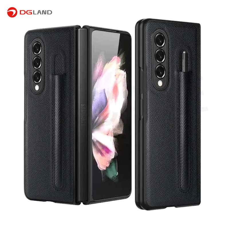 کاور چرمی سامسونگ مدل GKK مناسب برای گوشی موبایل Galaxy Z Fold 3