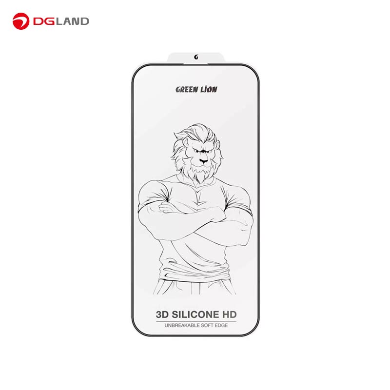 گلس گوشی Iphone 16 pro  سه بعدی گرین مدل  GN3DSIL16PCL