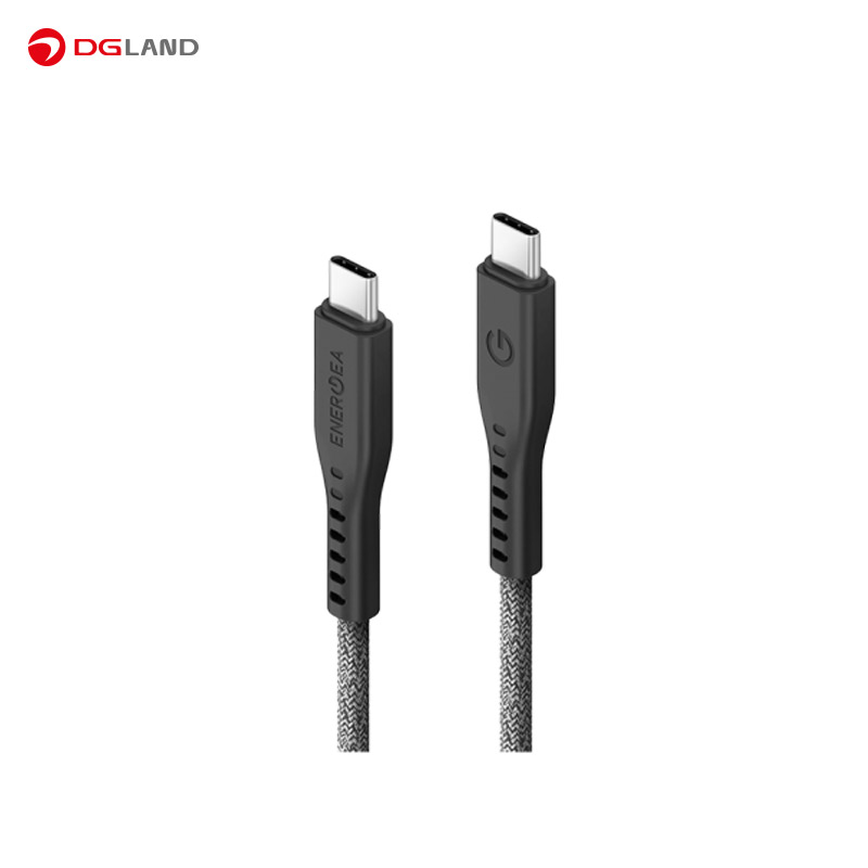 کابل شارژ  انرجیا تایپ سی به تایپ سی  مدل Flow USB3.2 Gen2  طول 0.3 متر 
