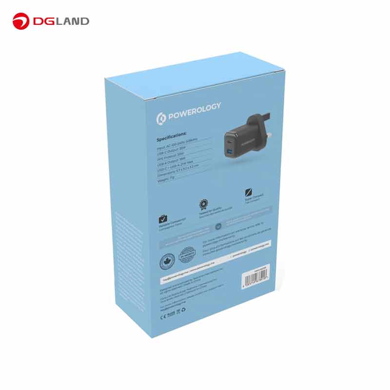 شارژر دیواری 35 وات پاورولوژی مدل PWCUQC023