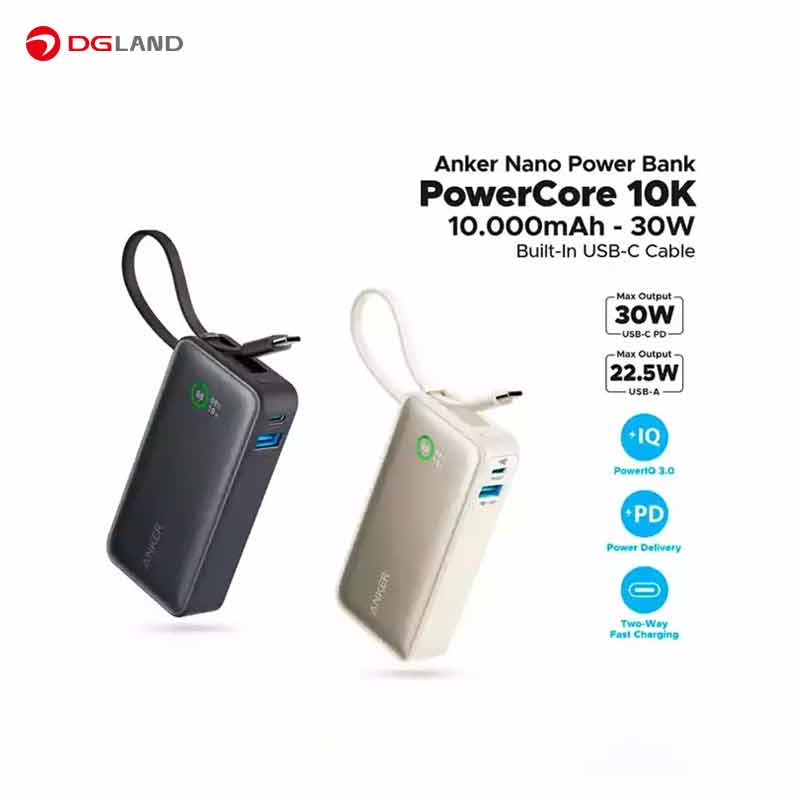 پاوربانک انکر مدل A1259 ظرفیت 10000 میلی آمپر ساعت