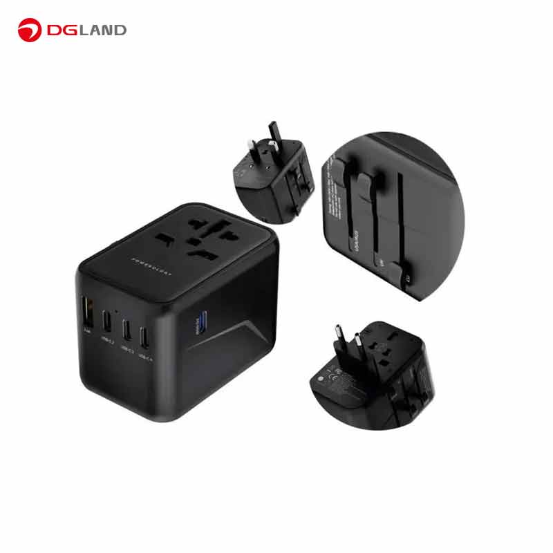 شارژر دیواری 65 وات پاورولوژی مدل P65W4PD-GY
