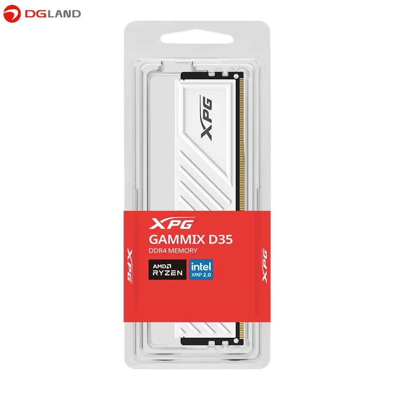 رم کامپیوتر DDR4 تک کاناله 3200 مگاهرتز CL16 ایکس پی جی مدل Gammix D35 ظرفیت 16 گیگابایت