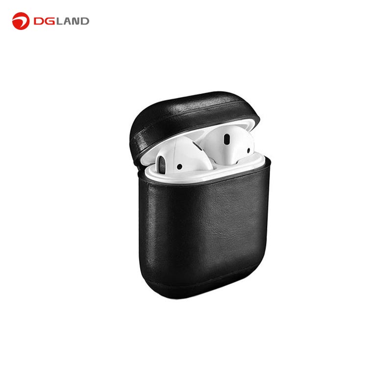 کاور محافظ چرمی ICARER مناسب برای کیس اپل Air Pods