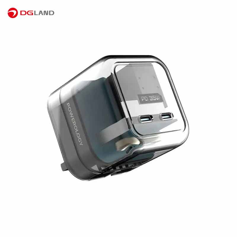 شارژر دیواری 35 وات پاورولوژی مدل pwcuqc020