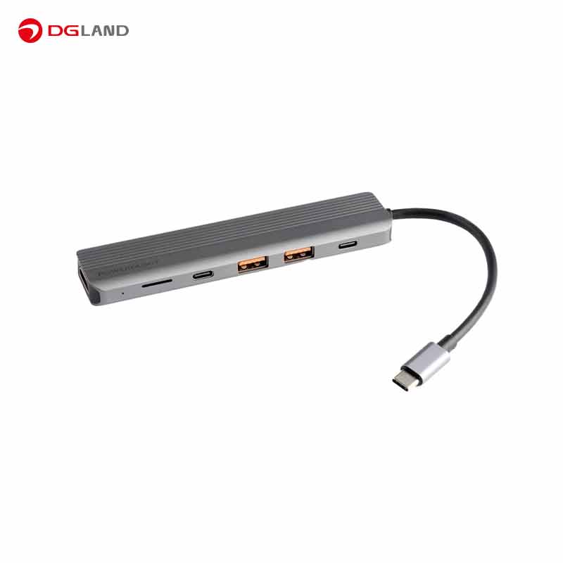 هاب 6 پورت USB-C پاورولوژی مدل P61hbcgy