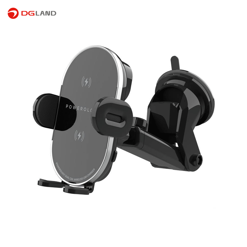 پایه نگهدارنده گوشی موبایل پاورولوژی مدل 3in 1 Fast Wireless Car Charger