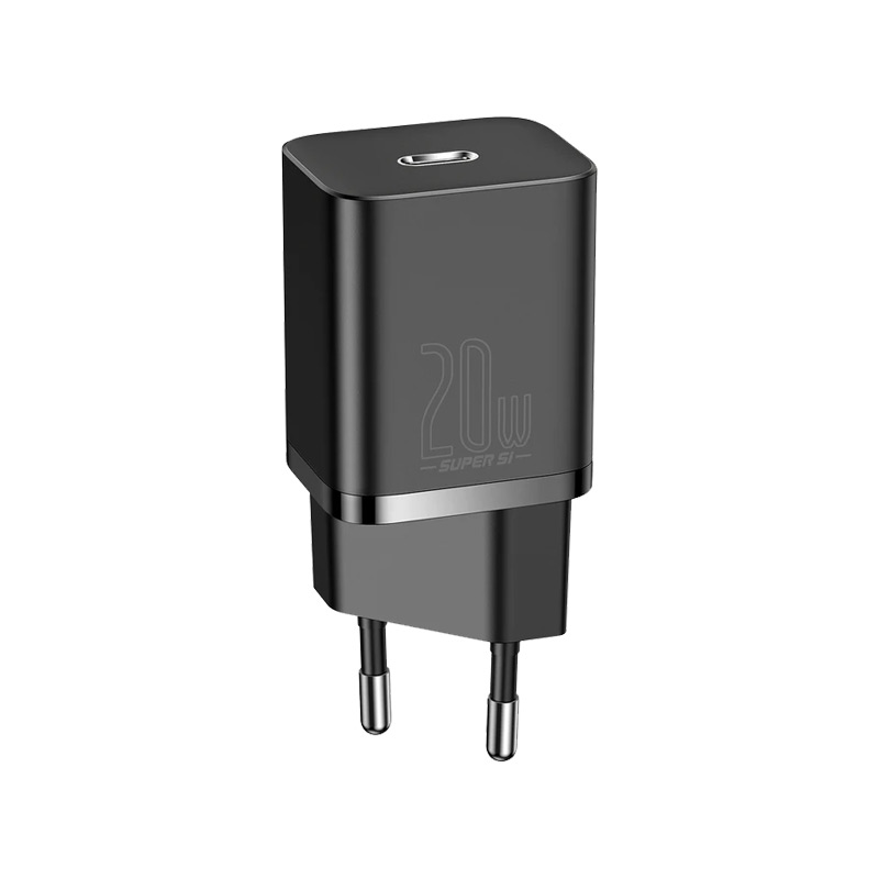 شارژر دیواری باسئوس مدل TZCCSUP-B02 به همراه کابل تبدیل لایتنینگ