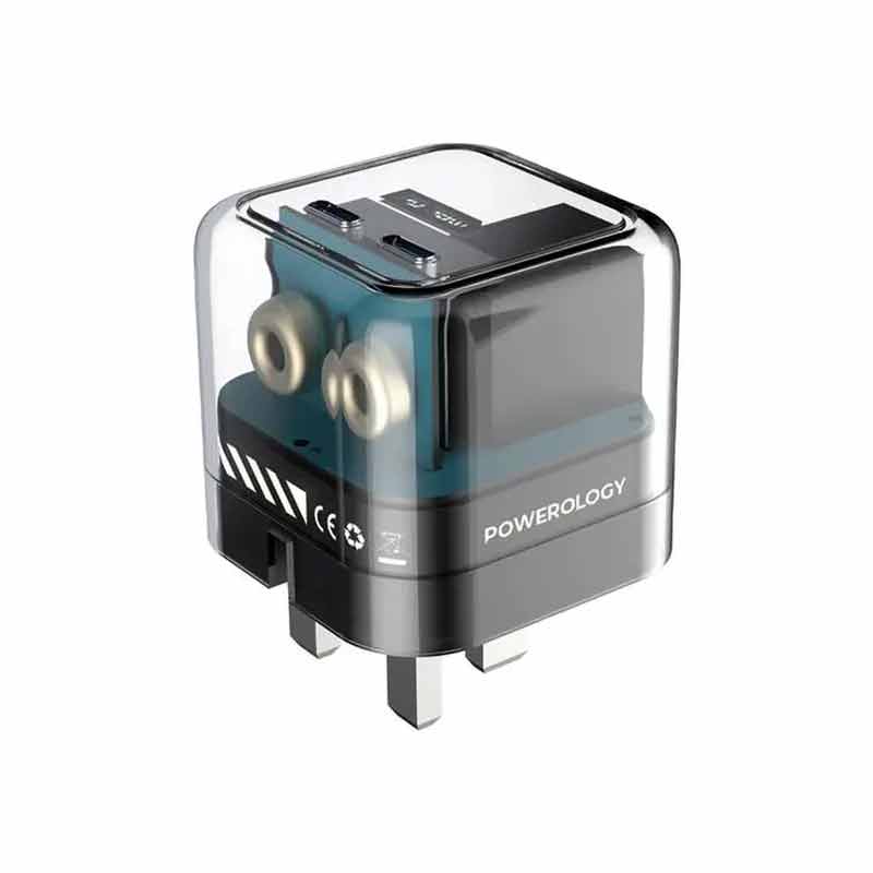 شارژر دیواری 35 وات پاورولوژی مدل pwcuqc020