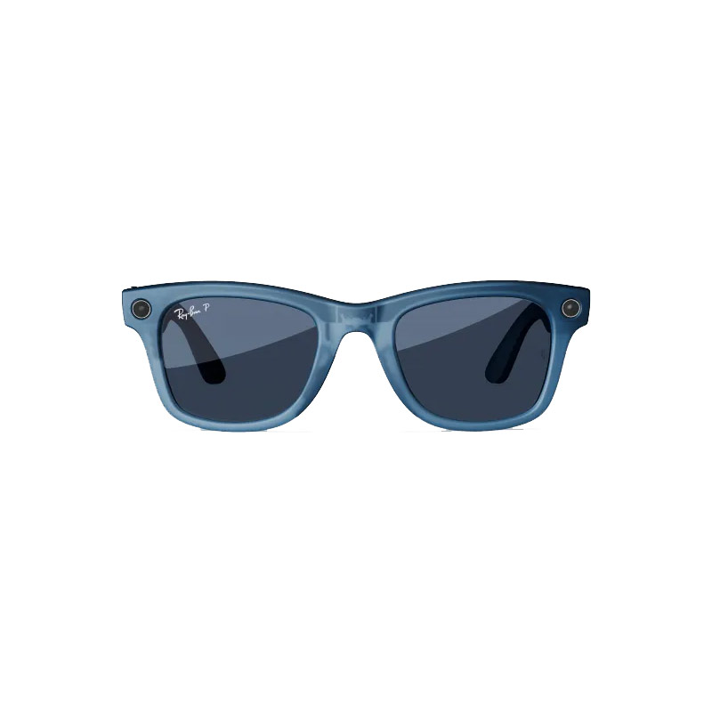 عینک هوشمند RayBan مدل Meta Wayfarer Matte Jeans Transparent