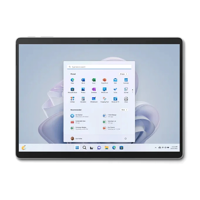 تبلت مایکروسافت مدل  Surface Pro 9-J i7 1255U  ظرفیت 512 گیگابایت رم 16 گیگابایت 13 اینچ
