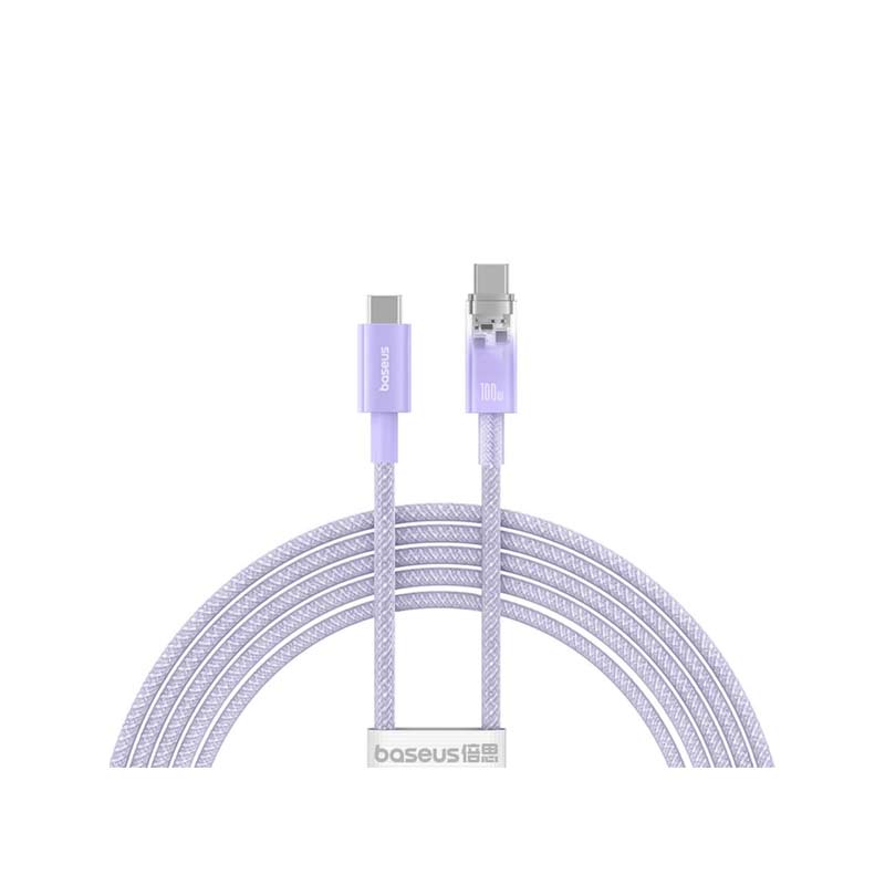 کابل شارژ دو سر تایپ سی به تایپ سی  باسئوس مدل P10319703221  طول 1 متر