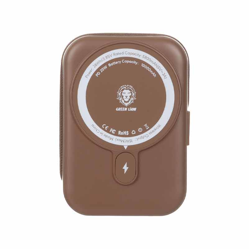 پاور بانک 20W گرین لاین مدل GNMPB10KTCCGD ظرفیت 10000 میلی آمپر ساعت