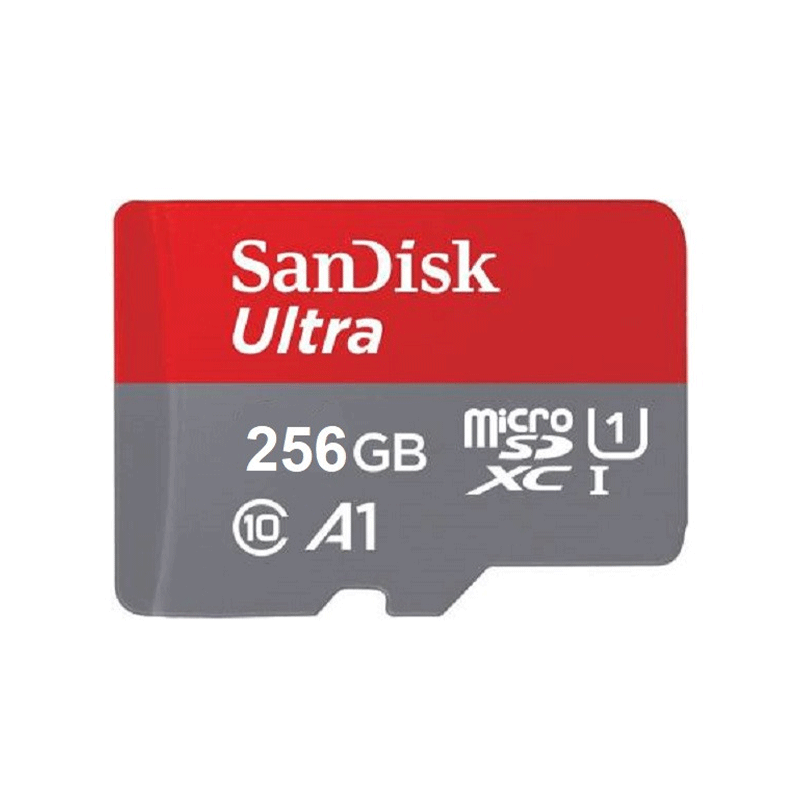 کارت حافظه microSDXC سن دیسک مدل Ultra A1 کلاس 10 استاندارد UHS-I سرعت 120MBps ظرفیت 256 گیگابایت