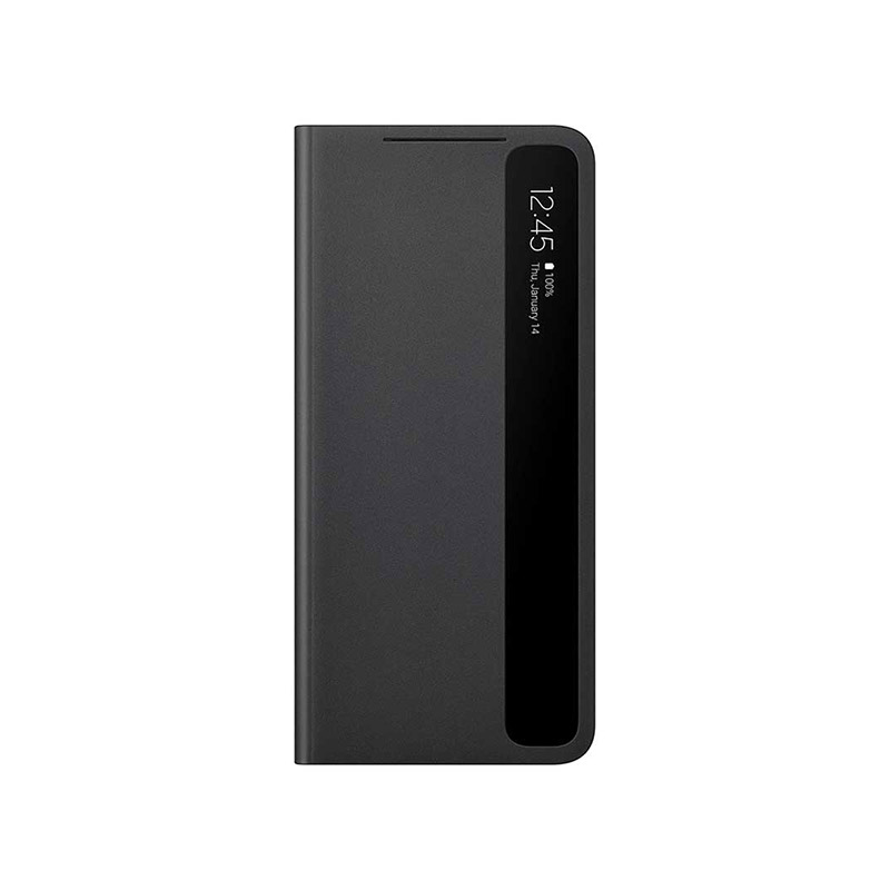 کیف کلاسوری سامسونگ مدل Clear View Cover مناسب برای گوشی موبایل سامسونگ Galaxy S21 Ultra به همراه قلم نوری