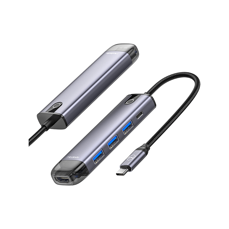 هاب 5 پورت USB-C مک دو دو مدل HU-7750