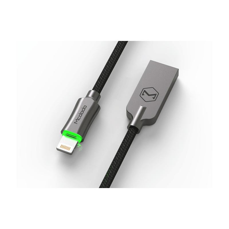 کابل شارژ و انتقال داده لایتنینگ مک دودو Mcdodo CA-390 Auto Disconnect Lightning Cable 1.8M