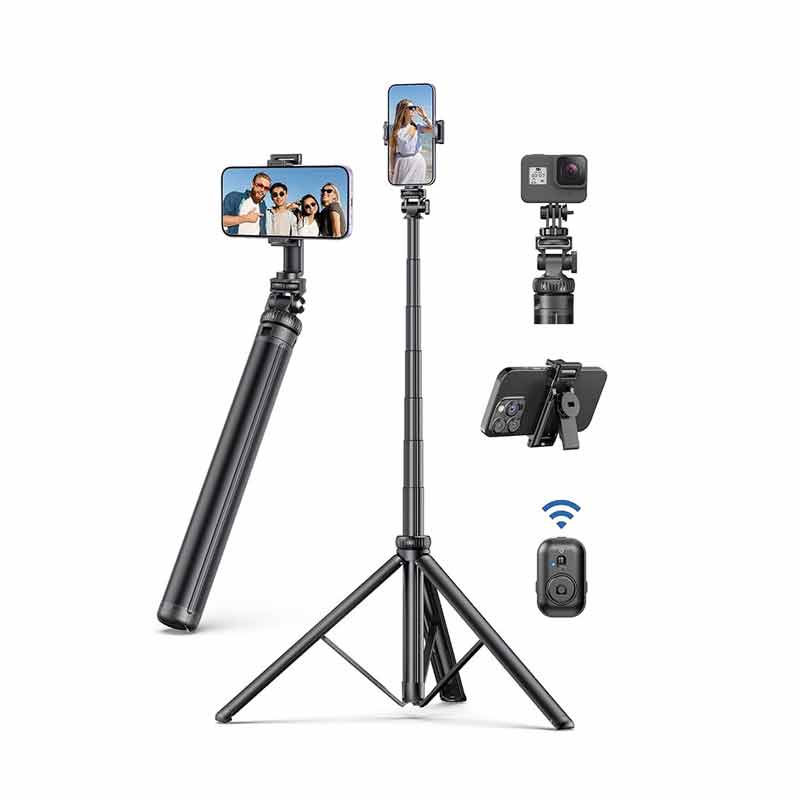  پایه نگهدانده موبایل و دوربین گرین لاین مدل Extendable Selfie Stick Tripod GL-SSK03
